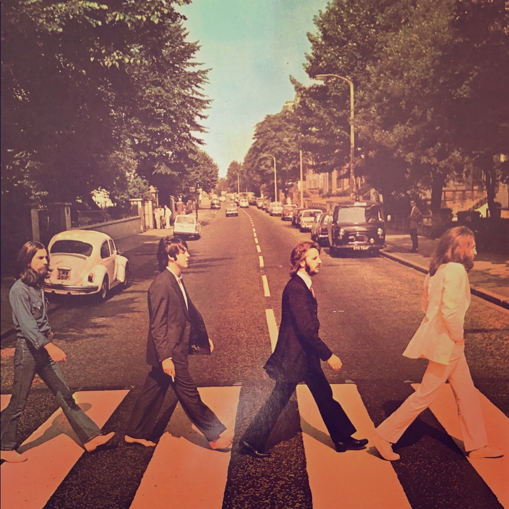 The Beatles Abbey Road Original 1969 Etched SO-383